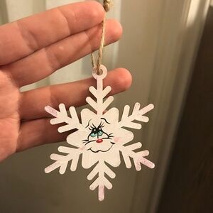 Snowflake Christmas ornament